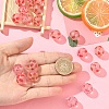 20Pcs 4 Styles Transparent Frosted Acrylic Beads FACR-YW0001-12-3