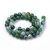Natural Striped Agate/Banded Agate Beads Strands X-G-S259-04E-8mm-2