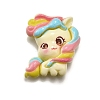Unicorn Opaque Resin Decoden Cabochons CRES-F034-04-1