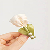 20 Yards 4 Colors Single Face Solid Color Satin Ribbon SRIB-LP0001-23-3