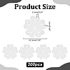 Plastic Flower Shape Balloon Clips Holders DIY-WH0591-188B-2