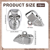 20Pcs Alloy Shank Buttons BUTT-PH0001-82A-P-2