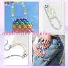 BENECREAT 4Pcs 4 Style Acrylic Beaded Bag Straps AJEW-BC0003-07-6