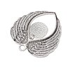 5Pcs Tibetan Style Alloy Pendants PALLOY-JF03019-02-5