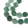Natural Green Aventurine Beads Strands G-P534-A17-02-3