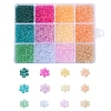 4800Pcs 12 Colors 8/0 Transparent Glass Seed Beads SEED-YW0002-02-1