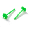 Eco-Friendly Plastic Stud Earrings EJEW-H120-04B-01-2