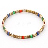 Rainbow Bohemian Style Original Design Fashion Tila Beaded Bracelet for Women. RM1844-16-1