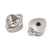 304 Stainless Steel Charm Rhinestone Settings SA-CBAC865-06C-P-2