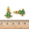 304 Stainless Steel Enamel Pendants STAS-L300-012G-35-3