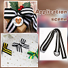 Polyester Stripe Ribbons SRIB-WH0011-326B-6