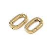 Brass Spring Gate Rings KK-WH0062-61A-G-2