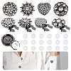 Alloy Cufflinks BUTT-NB0002-19B-1