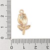 Golden Plated Alloy Enamel Pendants ENAM-L047-01G-04-3