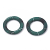 Cloth Fabric Covered Linking Rings WOVE-N009-04D-1