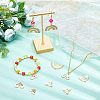 60Pcs 6 Style Alloy Enamel Pendants ENAM-NB0001-53-2