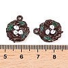 Baking Paint Alloy Pendants FIND-I072-01-3