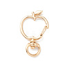 Apple Alloy Swivel Clasps LS-FIND-L012-02KCG-2