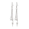 304 Stainless Steel Dangle Earrings EJEW-JE06048-3