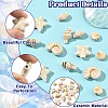 25Pcs 5 Styles Handmade Porcelain Ceramic Beads PORC-YW0001-85-5