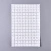 XS Sizes Clothing Size Round Sticker Labels AJEW-WH0014-76F-2