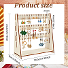 3-Tier Wood Earring Display Stands EDIS-WH0029-79-2