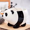 Lovely Panda Shape Handmade Porcelain Yarn Bowl Holder SENE-PW0022-05-3