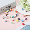 30Pcs 15 Colors Handmade Porcelain Beads PORC-CA0001-21-5
