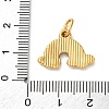 304 Stainless Steel Enamel Pendants STAS-I331-05G-4