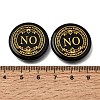 Engraved Natural Obsidian Decision Stones GG-CBA6D08-C01-3