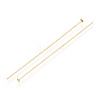 Brass Flat Head Pins KK-G331-11-0.7x63-3