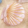 Cellulose Acetate(Resin) Shell Shape Hair Claw Clips OHAR-PW0003-029A-1