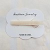 Imitation Pearl Alligator Hair Clips PW-WGA4327-07-1