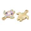 Alloy Enamel Pendants ENAM-Q507-15G-2