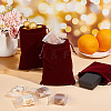   30Pcs Rectangle Velvet Pouches TP-PH0001-21A-5