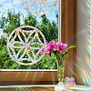 Mandala Rainbow Prism Electrostatic Window Stickers PW-WGC42DD-01-4