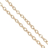 2.5MM 304 Stainless Steel Textured Cable Chain Necklaces with Spring Ring Clasps NJEW-JN05710-5
