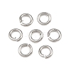 Tarnish Resistant 304 Stainless Steel Open Jump Rings STAS-N015-04-4x0.8mm-1