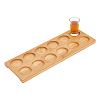 12-Slot Wood Wine Glass Holder AJEW-WH0009-72A-1