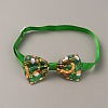 Adjustable Cloth Pet Bow Ties AJEW-WH0258-563L-1