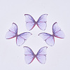 Two Tone Polyester Fabric Wings Crafts Decoration X-FIND-S322-012C-03-1