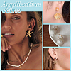 10Pair Alloy & Brass Dangle Earring & Stud Earring Sets EJEW-PH01451-5