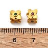 Brass Micro Pave Cubic Zirconia Beads KK-R216-16G-3