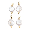 Natural Baroque Keshi Pearl Pendants PA-CBA0A45-15G-1