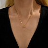 Real 18K Gold Plated Stainless Steel Pendant Necklaces CP2918-9-2