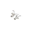 Alloy & Rhinestone & Imitation Pearl Stud Earrings for Women WG8F1A1-01-5