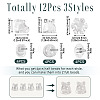 12Pcs 3 Styles Christmas Theme Transparent Acrylic Beads TACR-TA0001-76-5