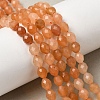 Natural Red Aventurine Beads Strands G-K376-F15-01-1