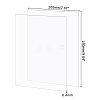 Olycraft Transparent Plastic Board with Protective Paper for Photo Frame Replacement DIY-OC0003-74E-2