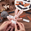 60Pcs 15 Style Imitation Leather Labels DIY-MP0001-04-5